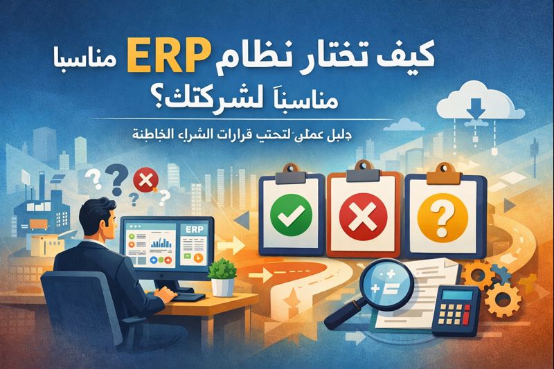   اختيار نظام ERP المناسب 